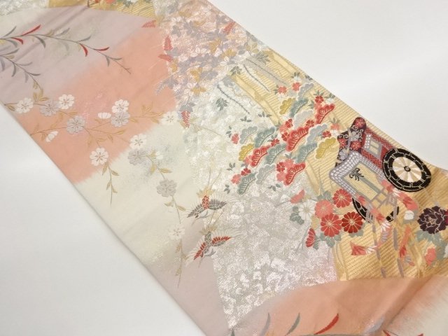 JAPANESE FUKURO OBI / WOVEN WEEPING SAKURA
